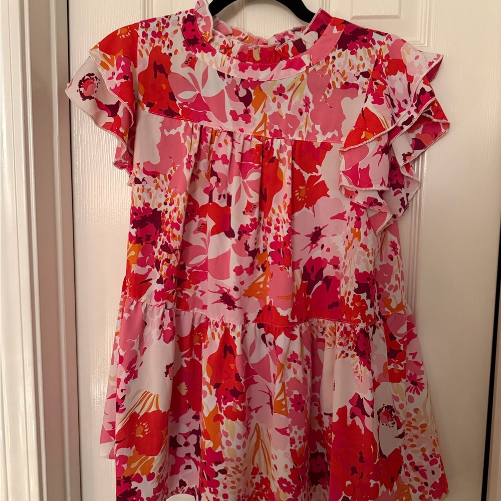 JODIFL Colorful Floral Blouse